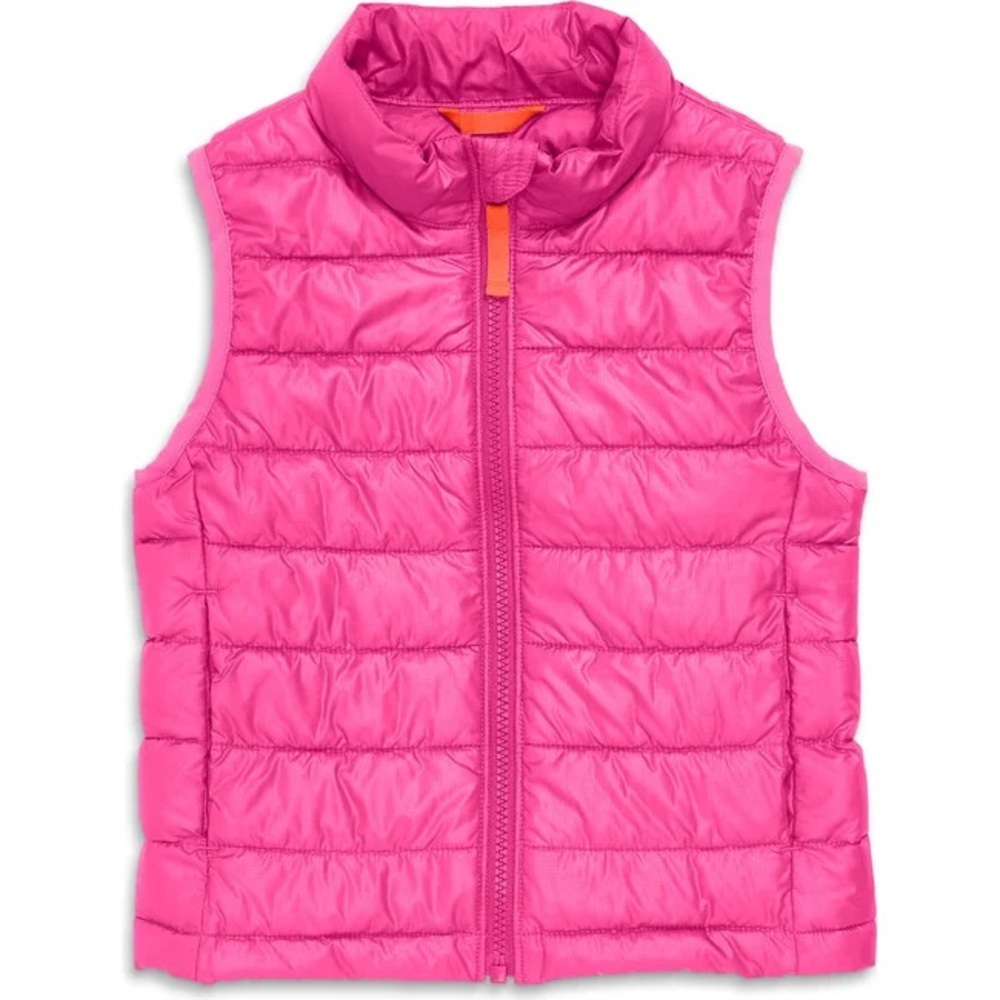 Primary Hot Pink Puffer Vest 6-12 months